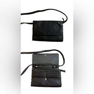 BLACK CROSSBODY - NEW/NEVER USED